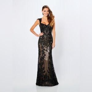 Embellished Evening Gown